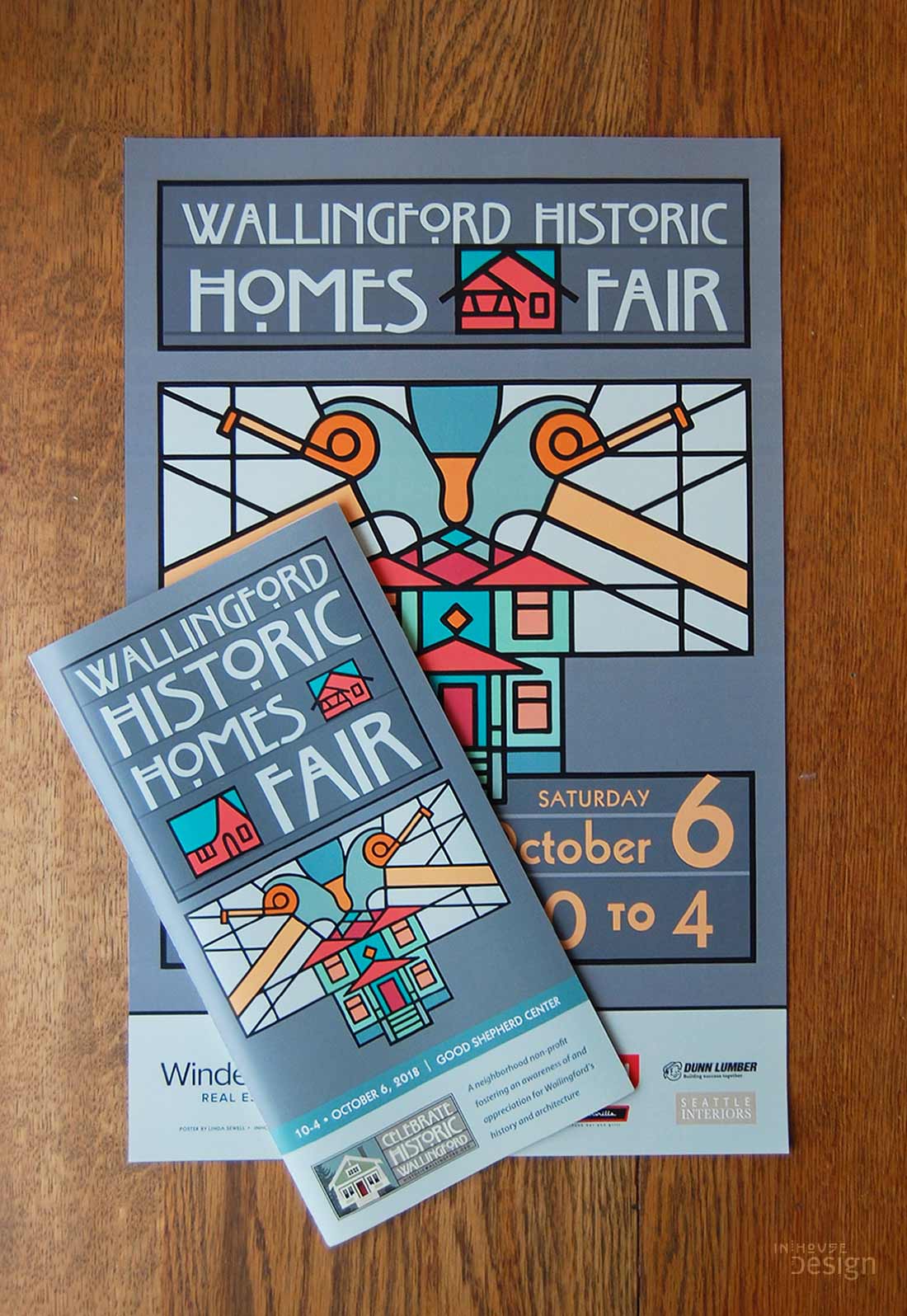 2019 Historic Homes Fair poster and program