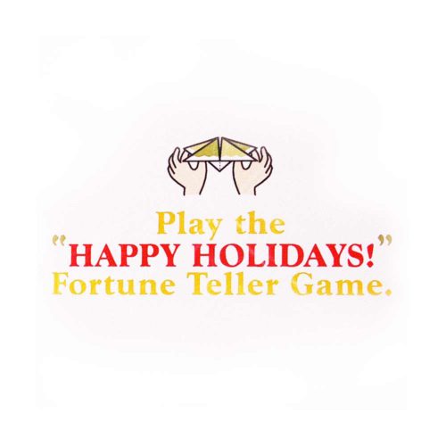 Image of Fortune Teller Holiday Card illustration