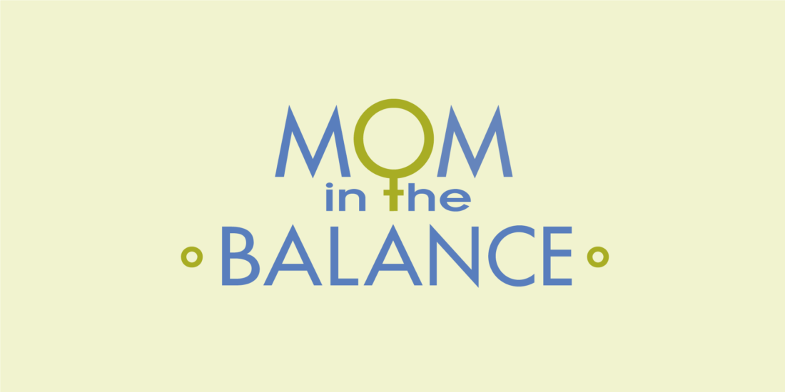Image of Mom in the Balance logo