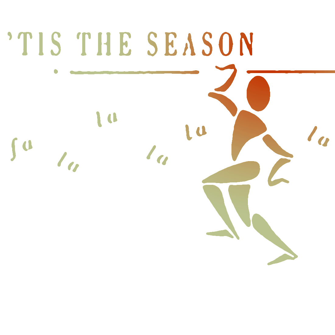 Image of Holiday Moving card dancer