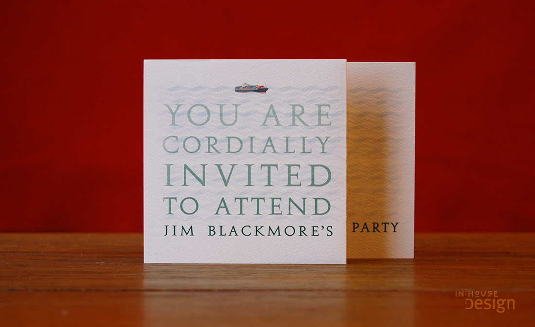 Image of retirement party card cover