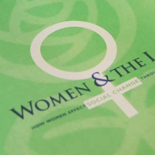 Image of Women and the Law invitation detail